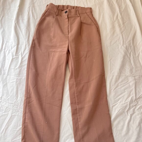 Zara Tan Trouser Pants - Picture 2 of 4